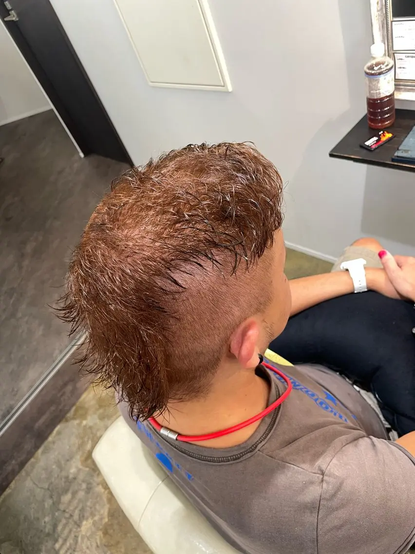 カラー メンズ メンズブリーチ ブリーチ ブリーチなしカラー ヘアカラー ニュアンスカラー/ 🫧レミ(坊主)のヘアスタイル