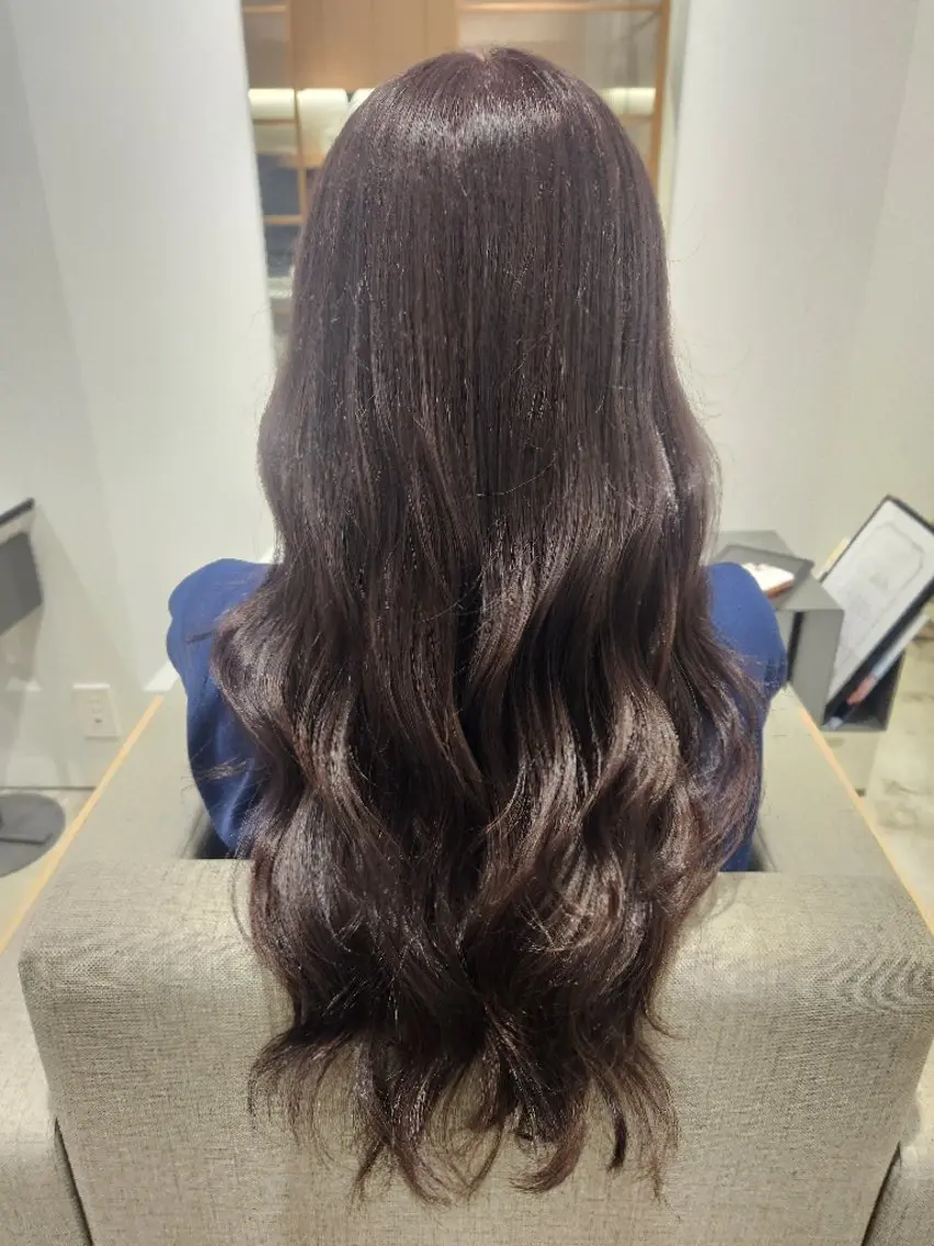ロング カラー ヘアカラー 💜艶髪カラー💜 🎶富川美希🎶のヘアスタイル