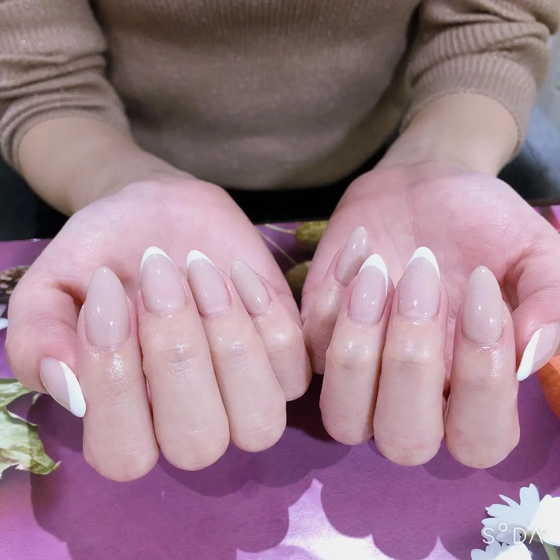 ネイル フレンチネイル ハンドネイル 吉野✨ ネイルデザイナー✨のネイルデザイン