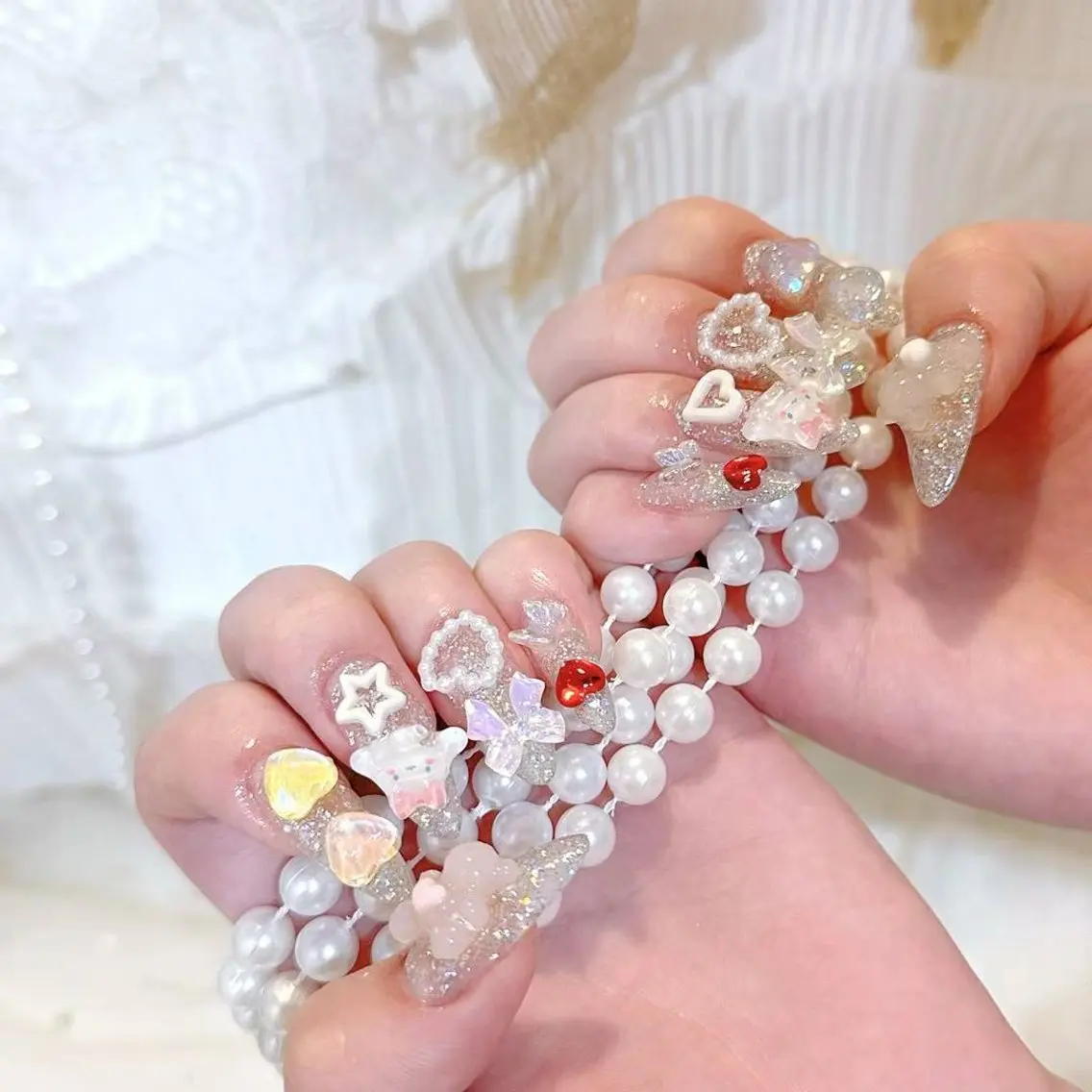 ネイル アートネイル フラワーネイル フットネイル ジェルネイル キラキラネイル Babarla nailのネイルデザイン