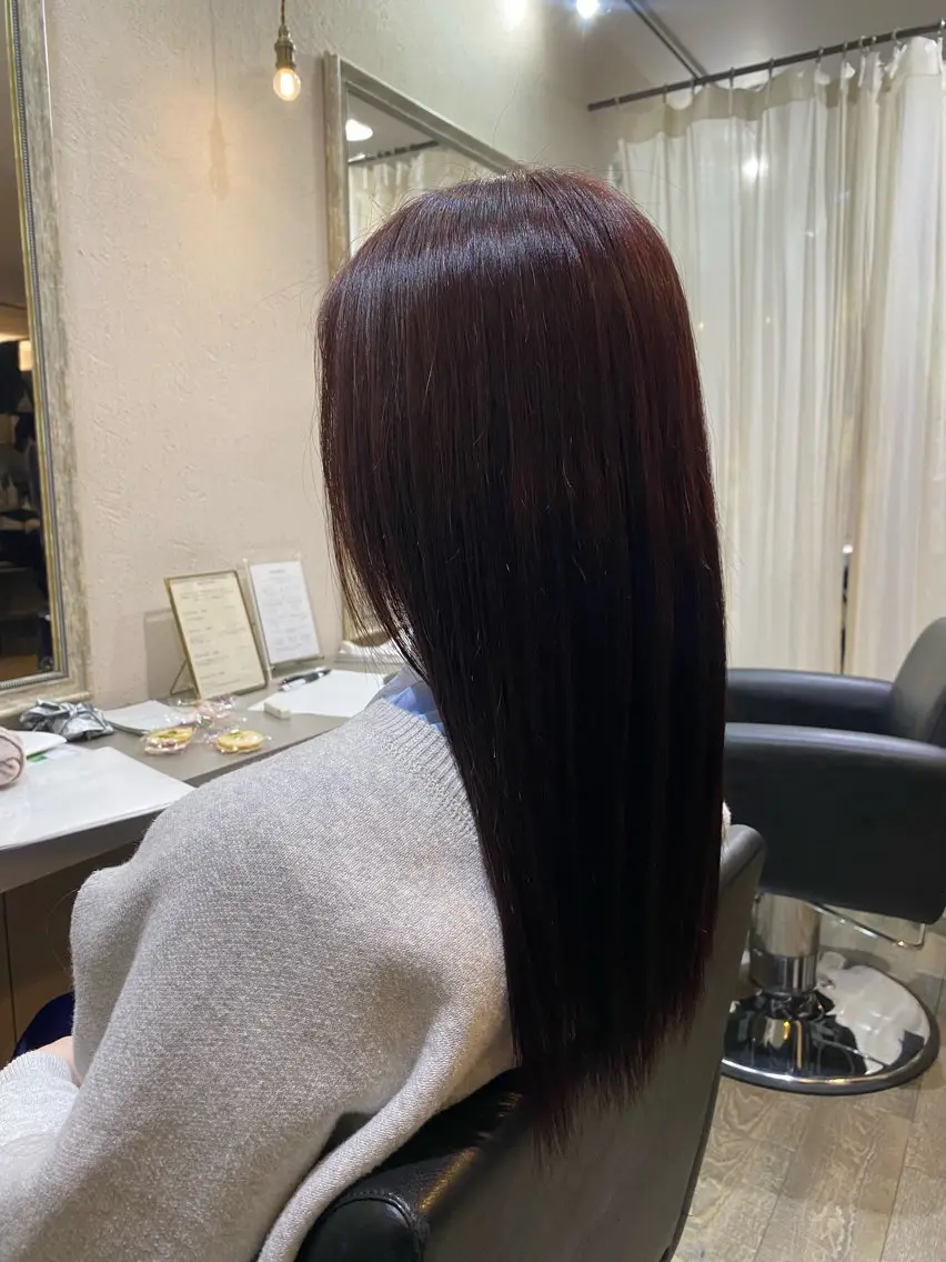 パーマ ストレートパーマ MIYUU心優/ カットモデル様募集中のヘアスタイル
