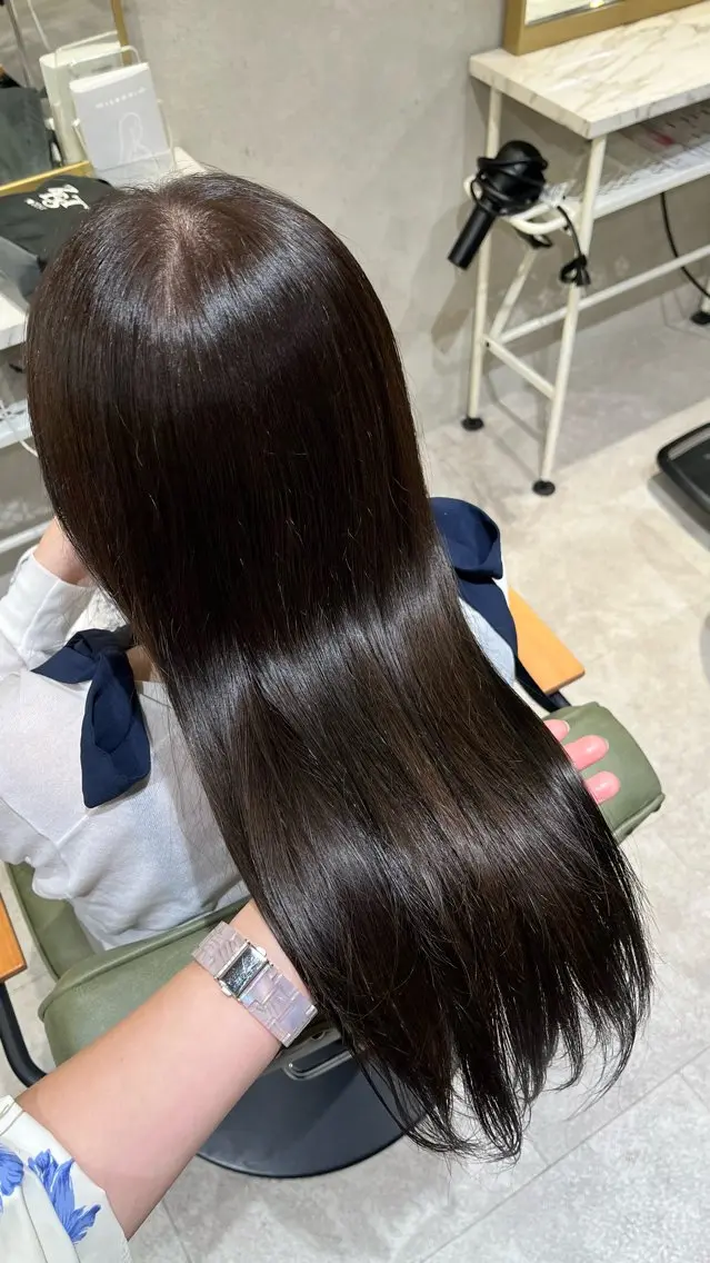 ロング カラー ヘアカラー/髪質改善 /新宿/AiNAのヘアスタイル