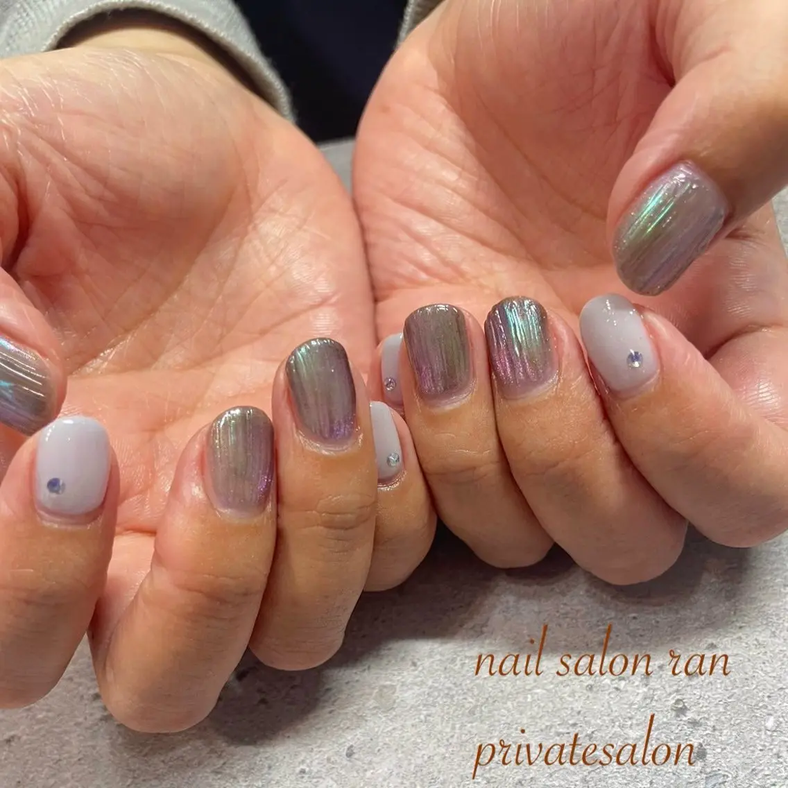 ネイル ハンドネイル ハンドケア nailsalon ranのネイルデザイン