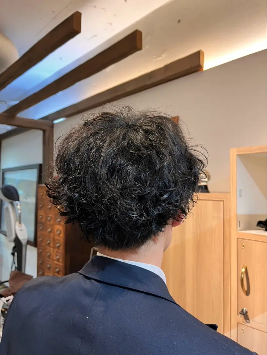 メンズパーマ🌀(カット無し)の写真