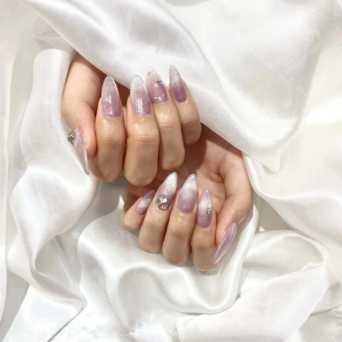 ネイル マグネットネイル WISTERIA azusaのネイルデザイン