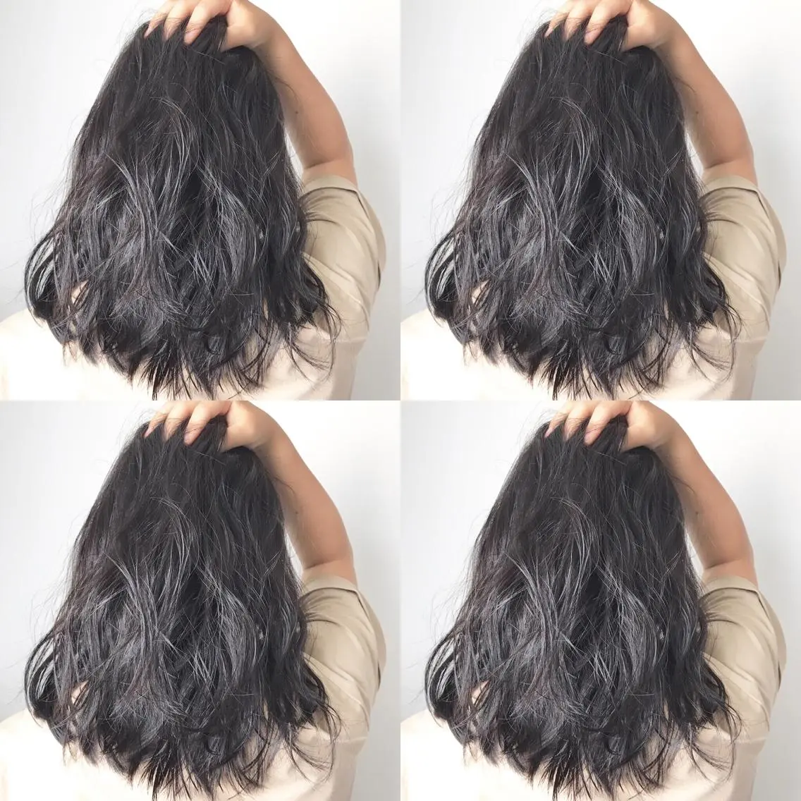 セミロング カラー パーマ ヘアアレンジ カット ヘアカラー トリートメント ヘアセット topstylist 🖤川辺晴加のヘアスタイル