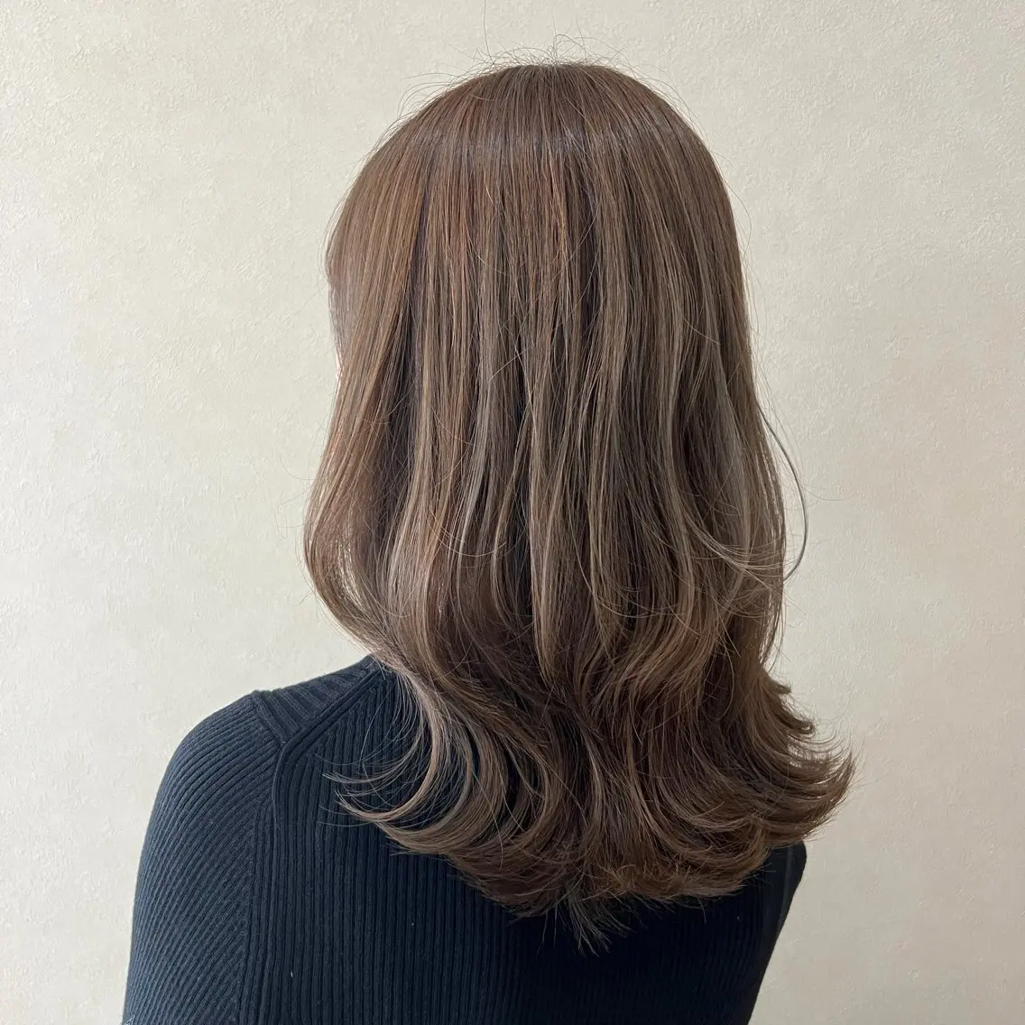 セミロング くびれヘア レイヤーカット カット ヘアカラー トリートメント Zina京都河原町店 rinaのヘアスタイル