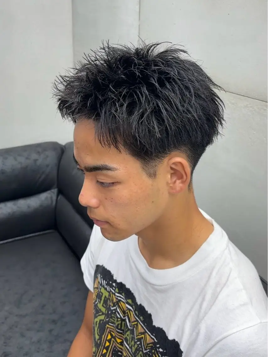 ショート カット メンズ特化/カット パーマ/あこのヘアスタイル