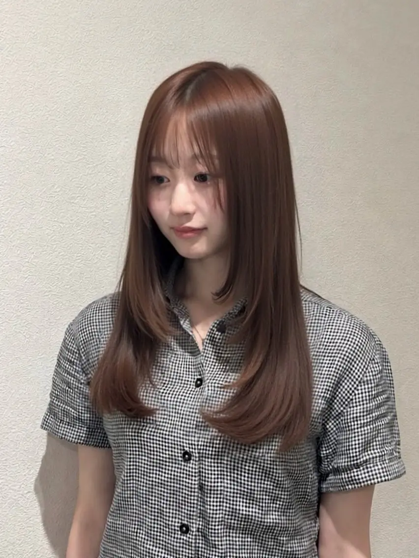 ロング カラー ヘアカラー 川口 夏歩のヘアスタイル