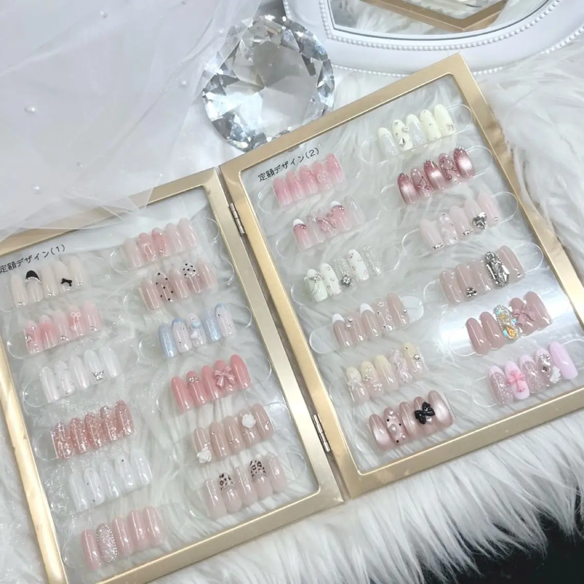 ロング ハンドネイル Nailsalon Angeのネイルデザイン