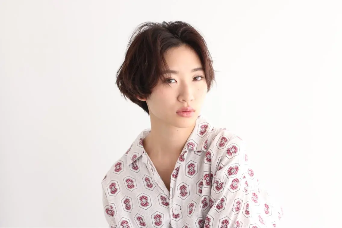 ショート パーマ ショートヘア くすもと なおやのヘアスタイル