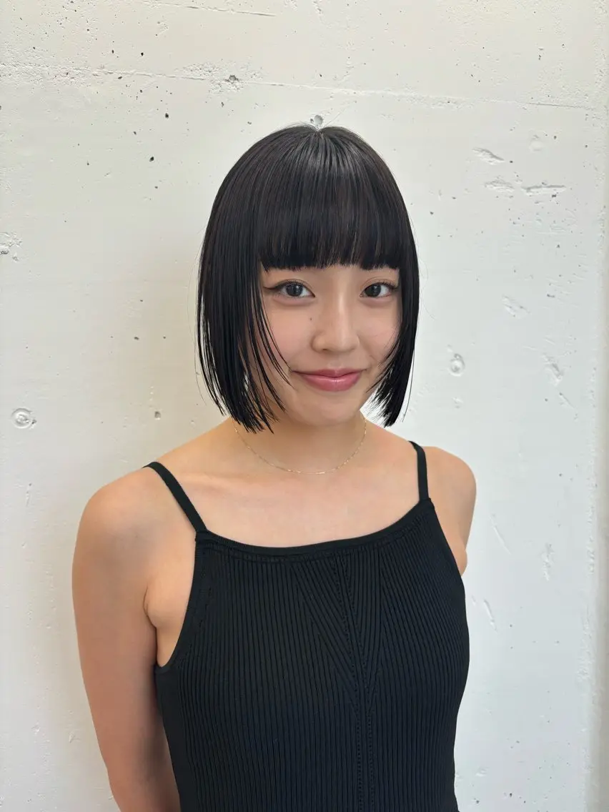 ショート ボブ レイヤーカット 夕羽夢🍓矢場/ JILLSTUDIOのヘアスタイル