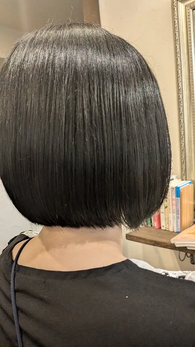 ショート ボブ カットモデル無料🪄 菊池　位公のヘアスタイル
