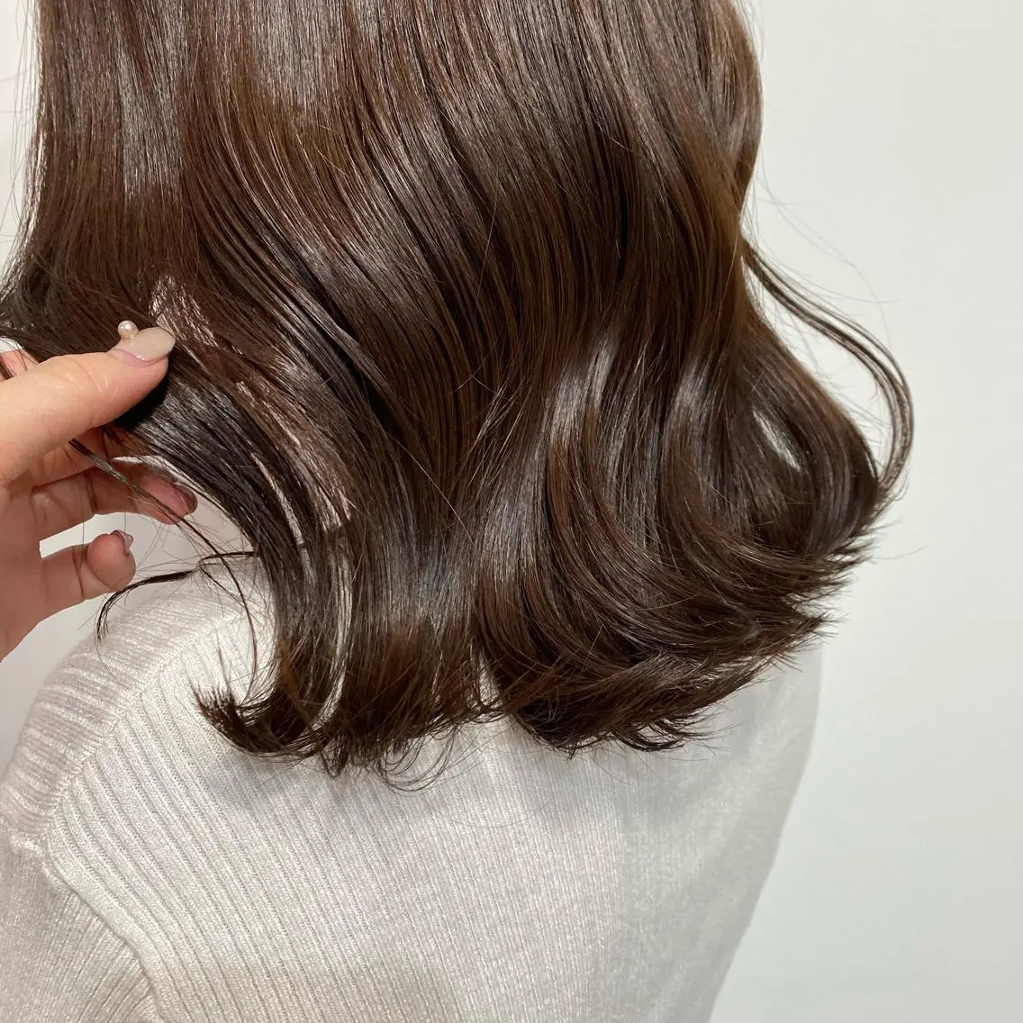 ミディアム カラー カット トリートメント 髪質改善サロン🫧 戎谷栞菜のヘアスタイル