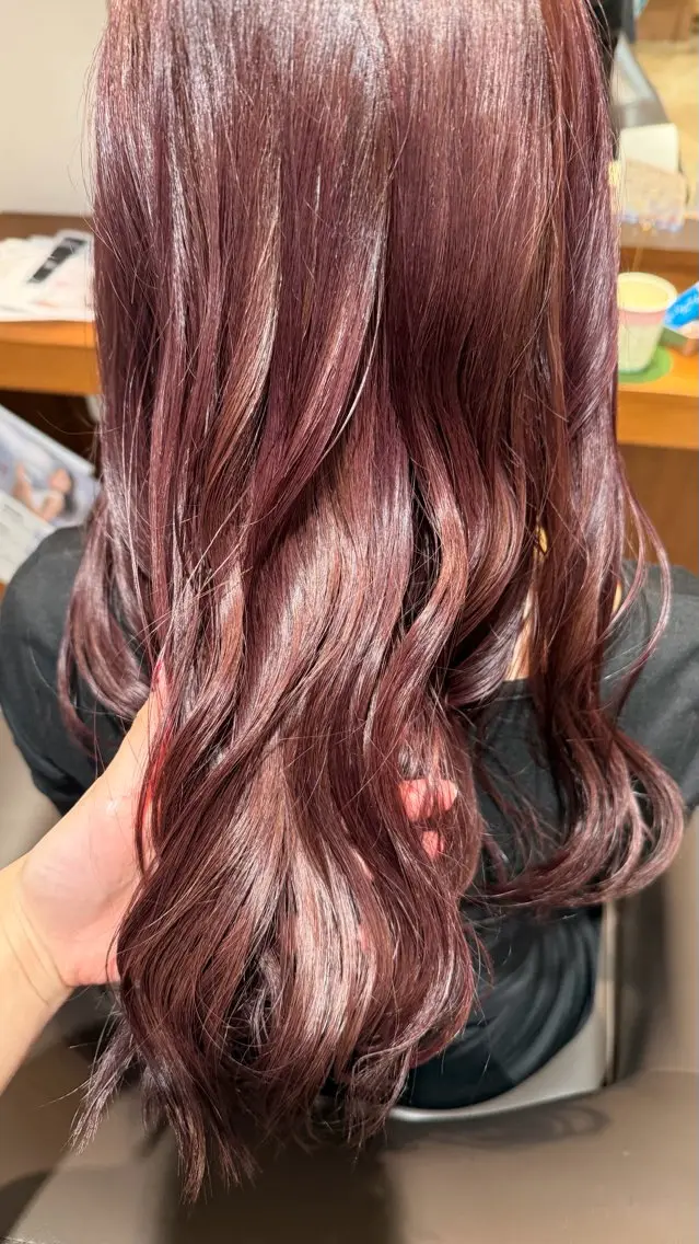 カラー ヘアアレンジ ベージュカラー ブリーチ ピンクカラー ピンクベージュ 中山 紗希のヘアスタイル