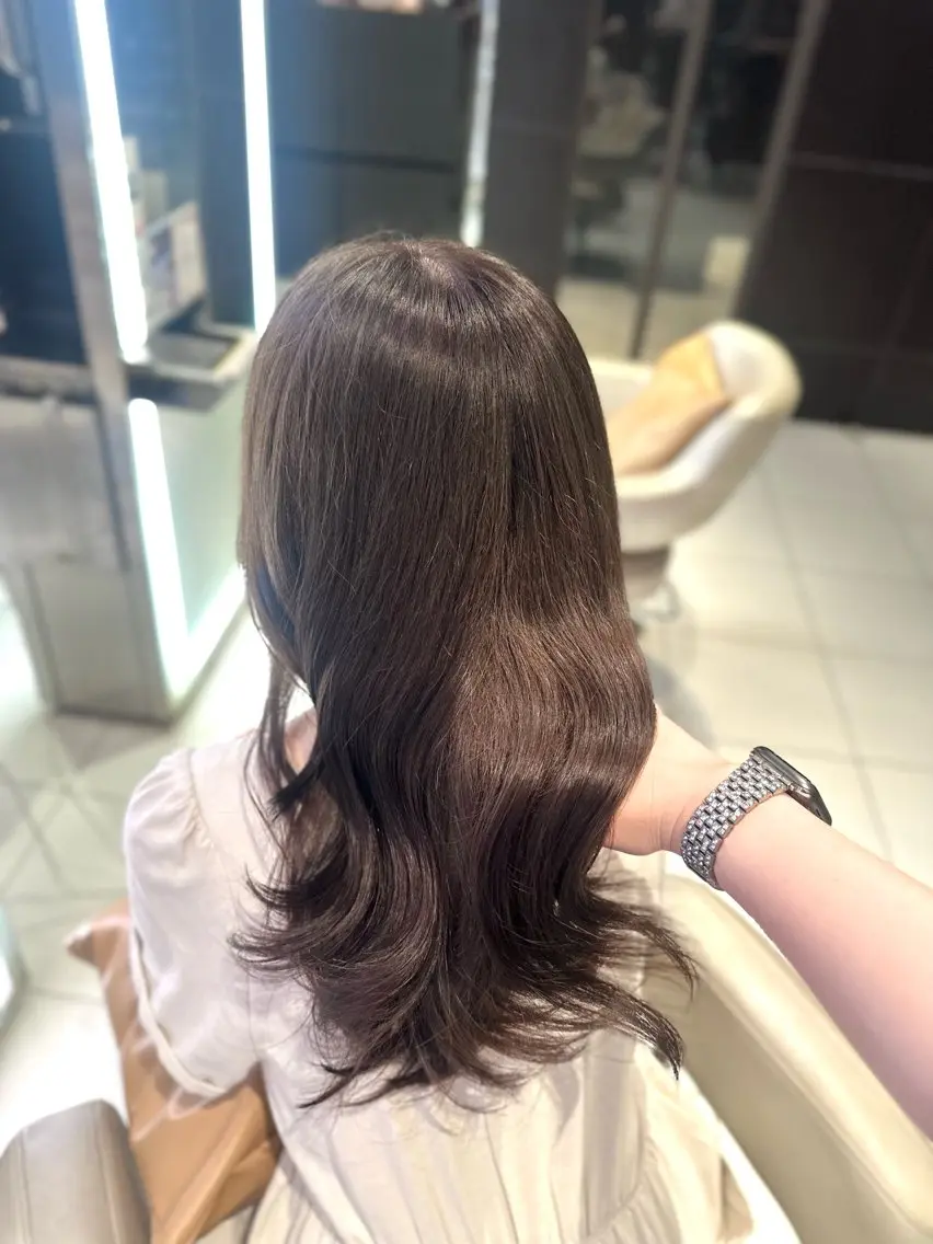 カラー 透明感カラー‎🤍 RIHOのヘアスタイル