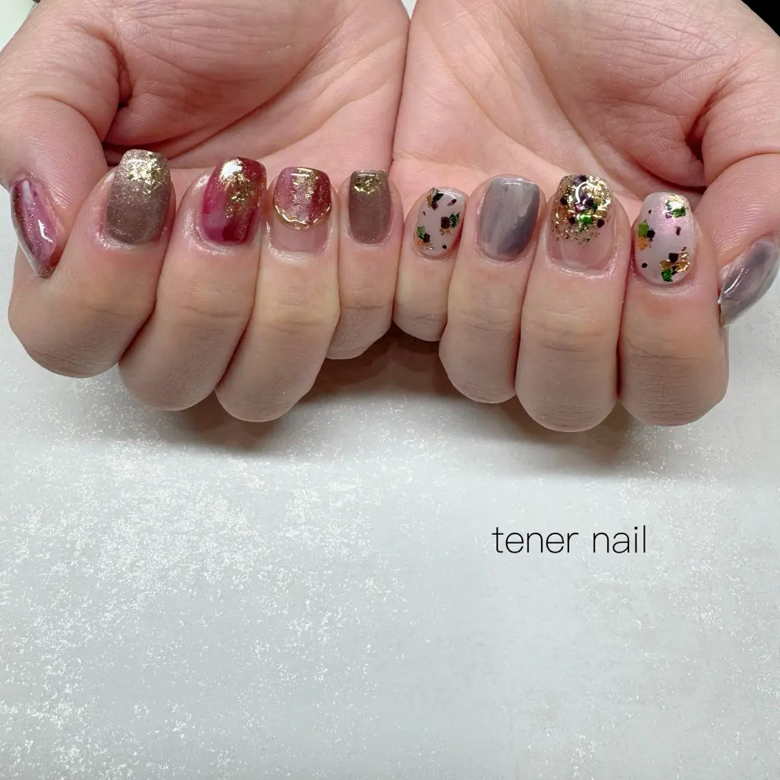 ネイル ニュアンスネイル ハンドネイル テネルネイル tener nailのネイルデザイン