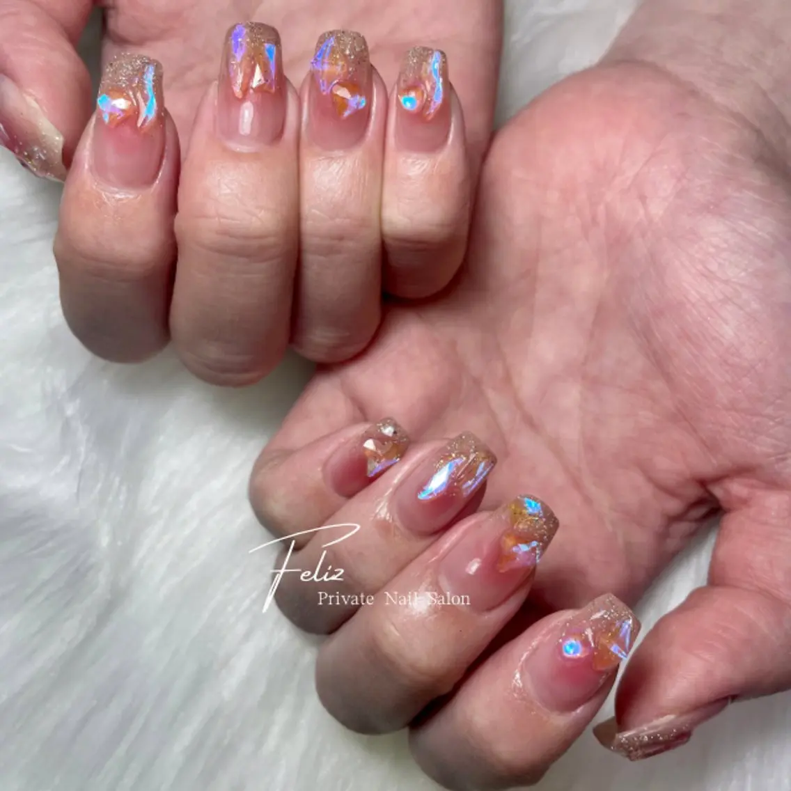ネイル ハンドネイル フットネイル ハンドケア Feliz yuukaのネイルデザイン