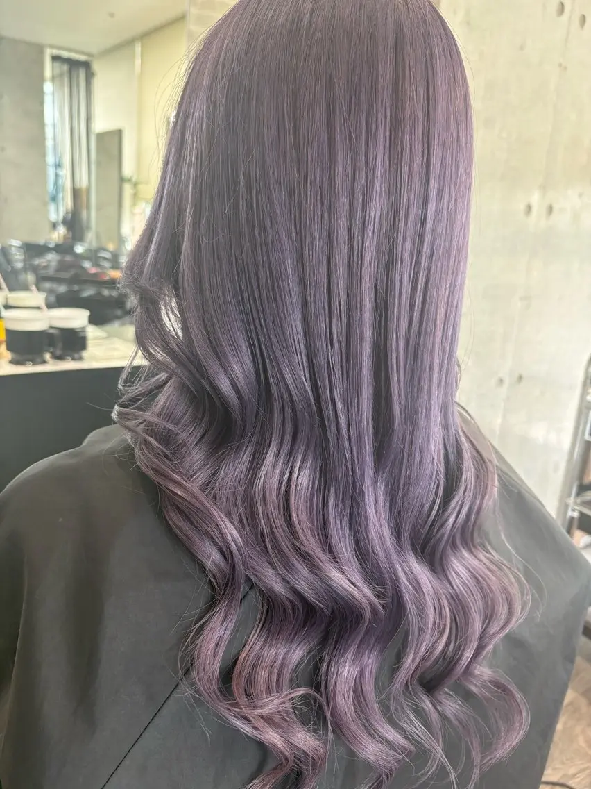 セミロング ヘアカラー トリートメント Lilly 中谷友里のヘアスタイル