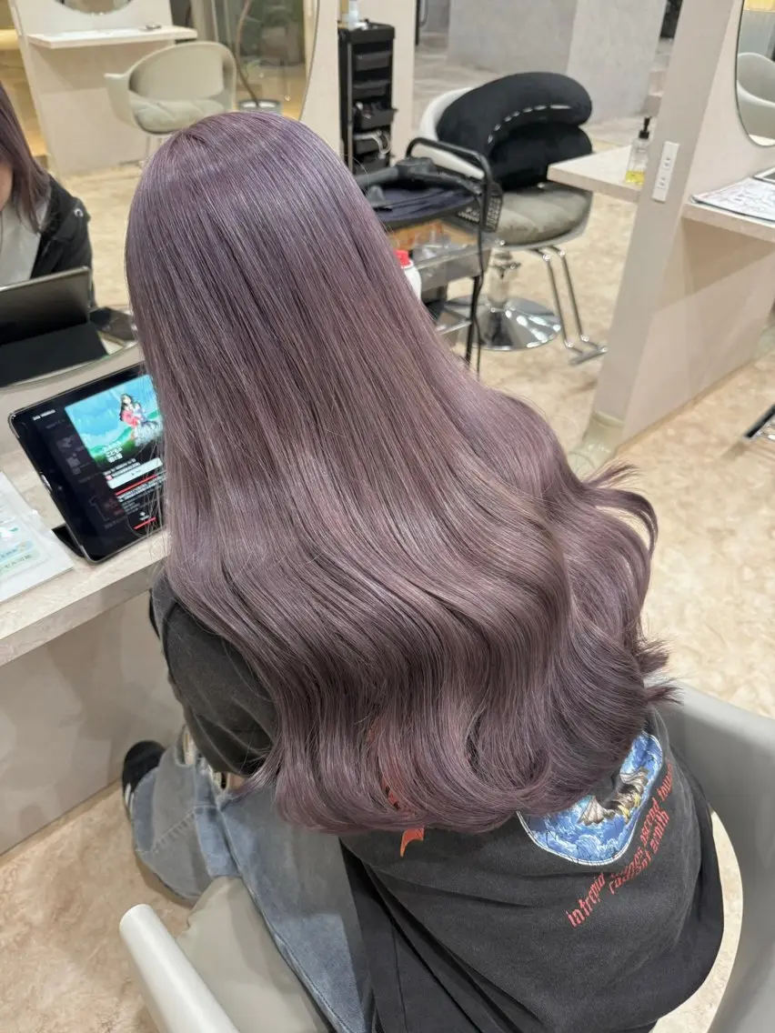 ロング カラー 水野 亨祐のヘアスタイル