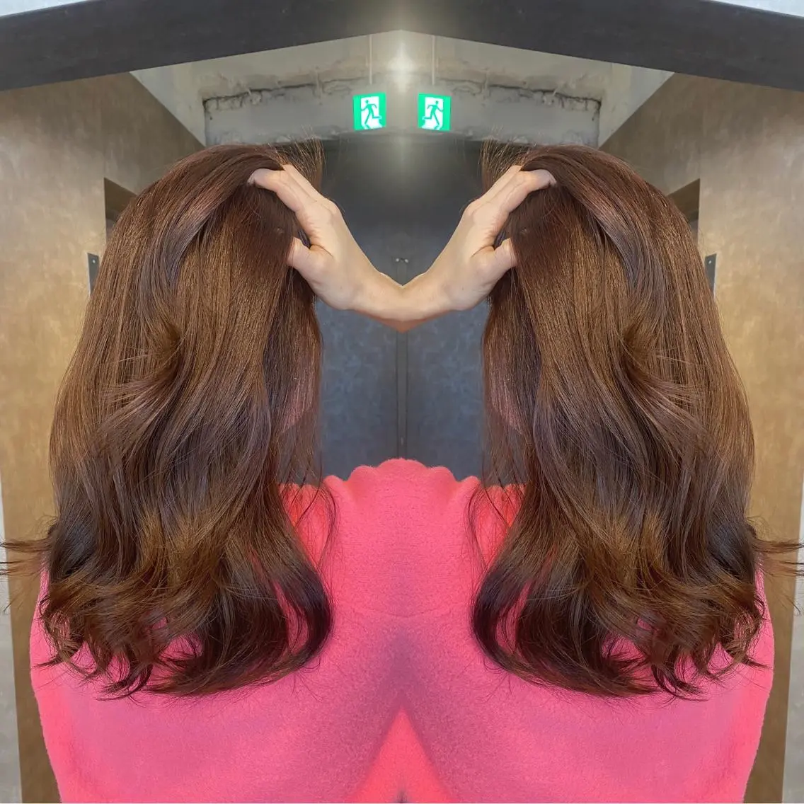 ロング カラー tocca 💜石田愛結💜のヘアスタイル