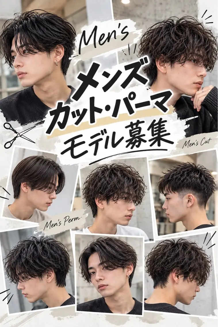 メンズ カット パーマ VIC'S マヤのヘアスタイル