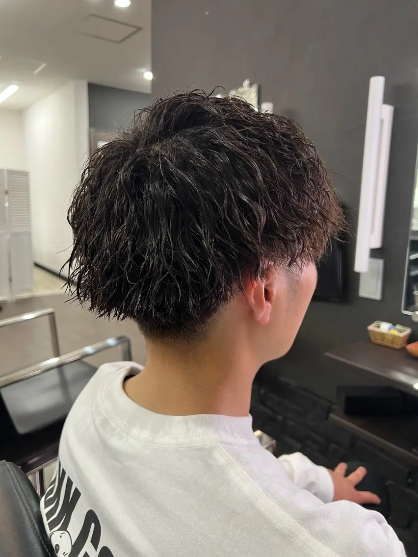 ショート パーマ メンズ Hair salon Liebe RYOのヘアスタイル