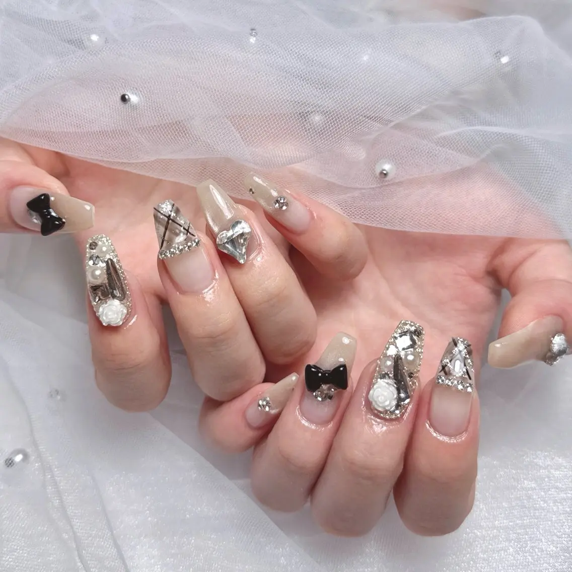 ネイル ハンドネイル Leliennail 🎀ハシグチのネイルデザイン