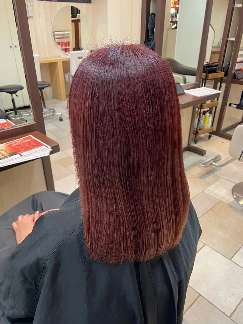 セミロング カラー カット ヘアカラー トリートメント ハイトーン/ ケアカラー宮内萌のその他イメージ
