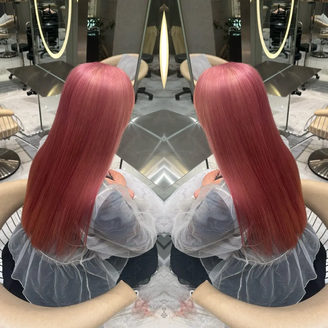 ロング カラー ヘアカラー 透明感✖️暖色 shuheiのヘアスタイル