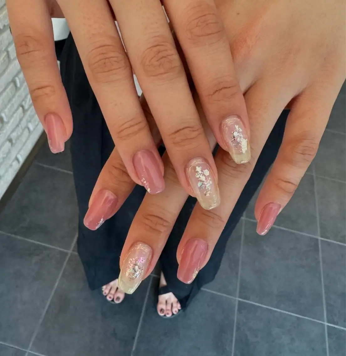ネイル 成人式 キラキラネイル ニュアンスネイル オフィスネイル シンプルネイル Lililas💎 リリラースのネイルデザイン