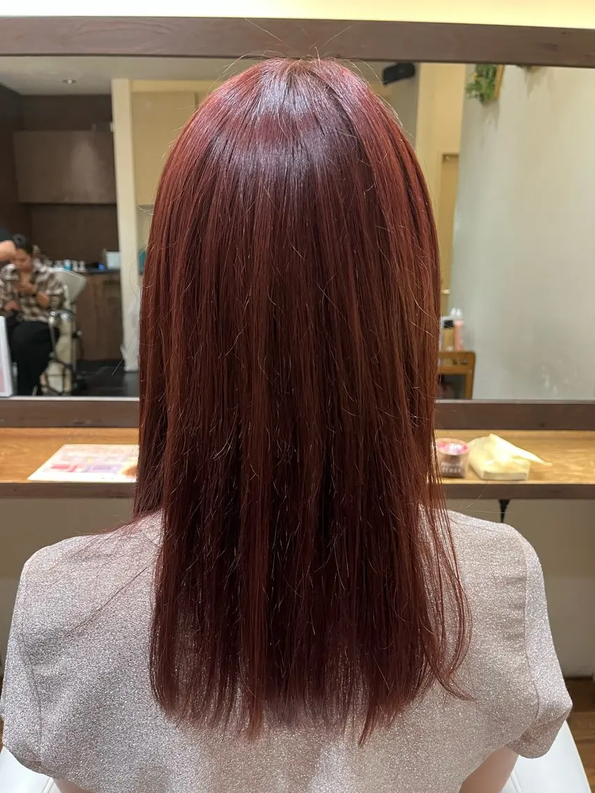 カット+おしゃれ染カラー++ナノバブル✨の写真