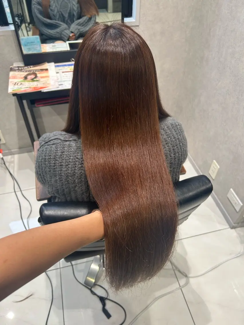 カラー ブラウンカラー 透明感カラー /レイヤーカット🪼のヘアスタイル