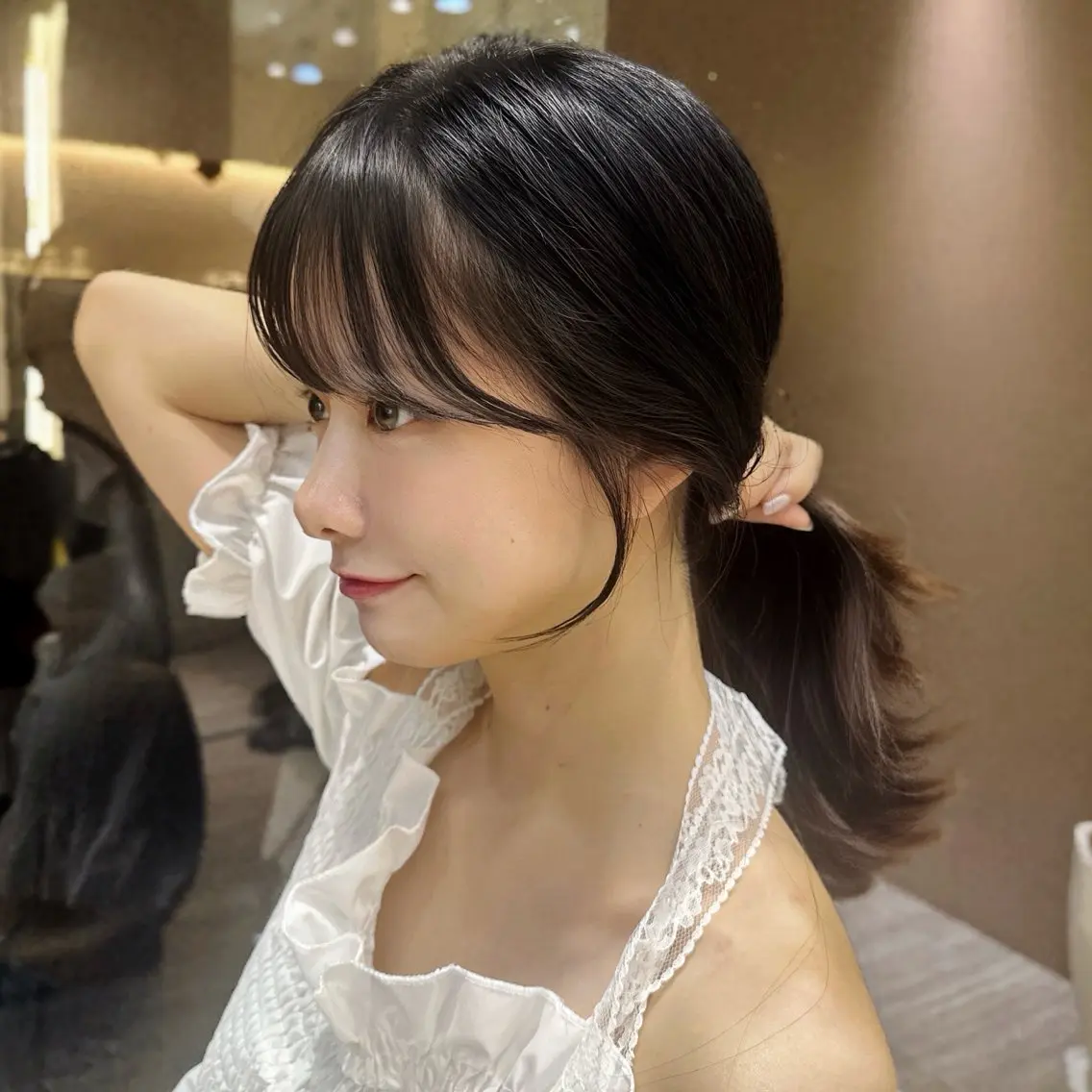 ロング カット 縮毛矯正 トリートメント 縮毛矯正/レイヤー /髪質改善/おばかんのヘアスタイル
