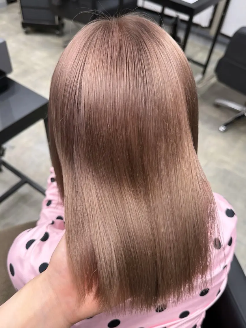 カラー ヘアカラー ♡natsumi♡ 透明感カラー🧸🫧のヘアスタイル
