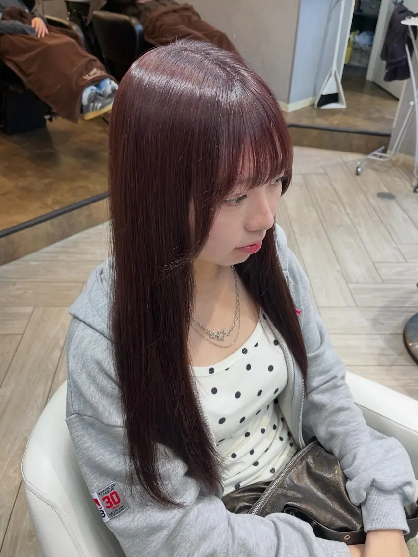 ロング 髪質改善 似合わせカット カット ヘアカラー トリートメント AVANCE. chisatoのヘアスタイル