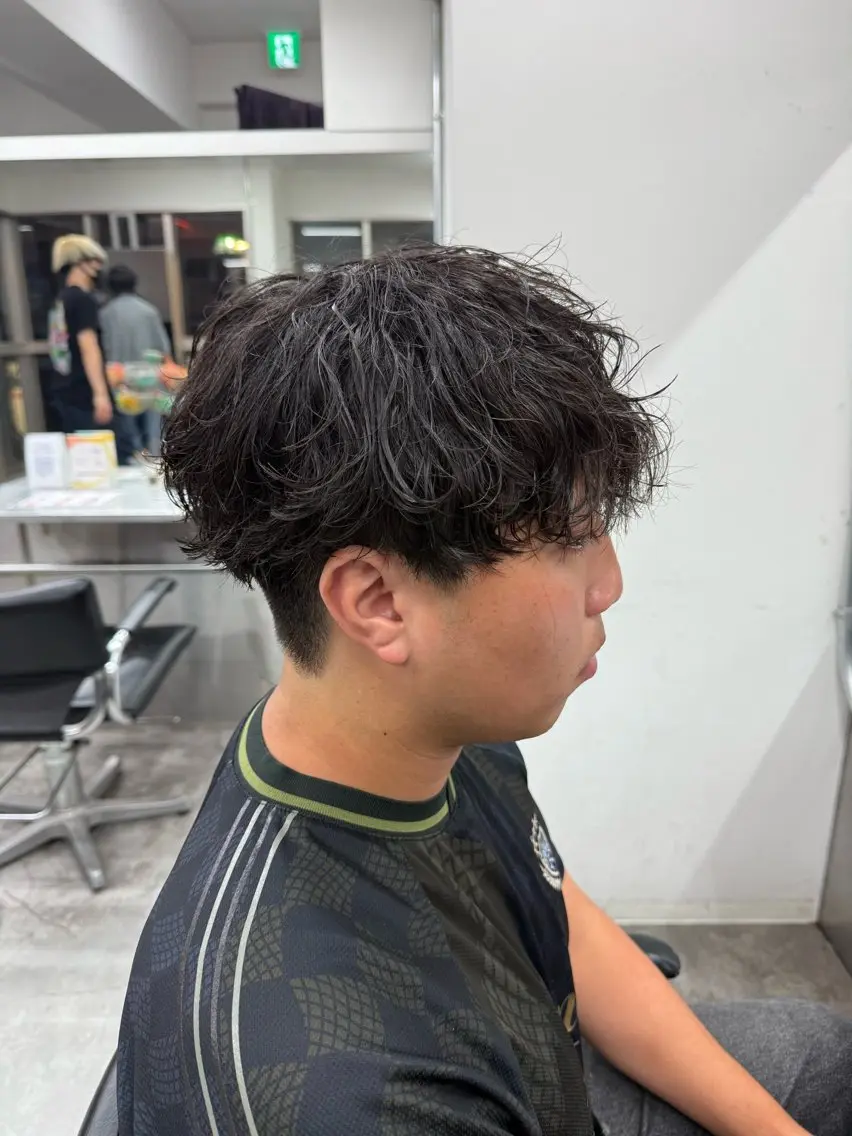 メンズ カット パーマ ✨癖毛指名No.1✨ メンズ特化YUIのヘアスタイル