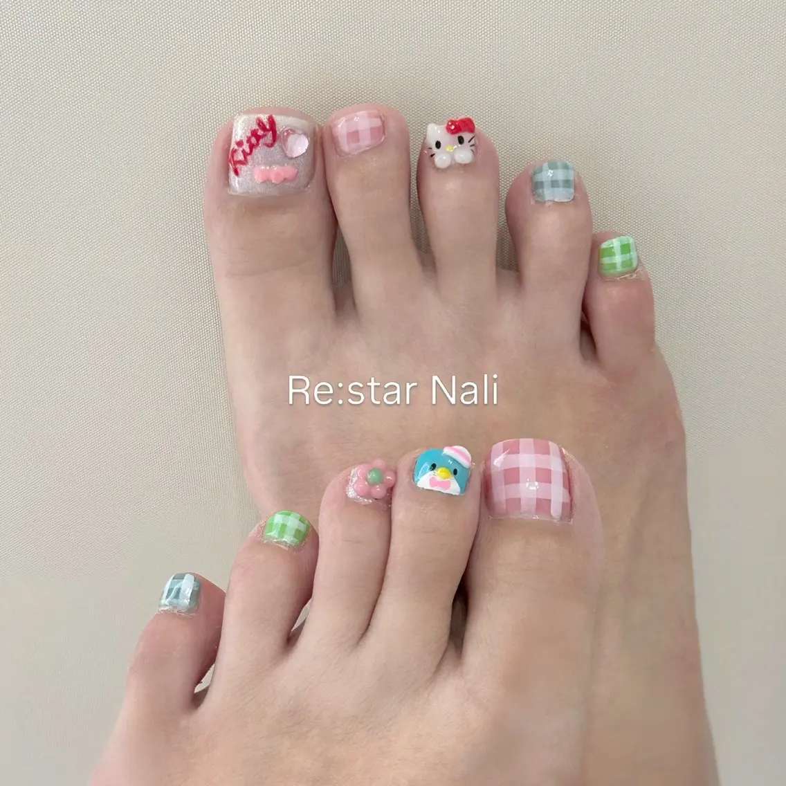 ネイル フットネイル Re:star nail薬院/今泉のネイルデザイン