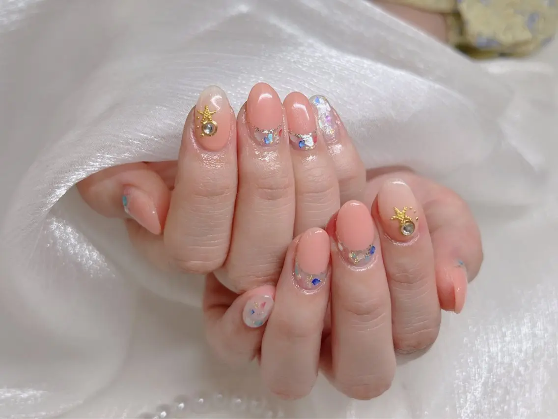 ネイル ハンドネイル OCEAN nail パラジェル 取扱い店のネイルデザイン