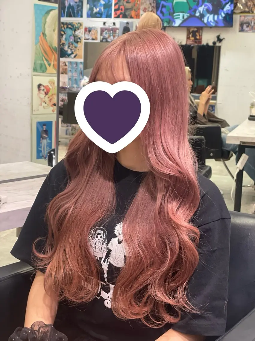 ロング ヘアカラー 💖推しカラー💖 オタク美容師✂ゆづきのヘアスタイル