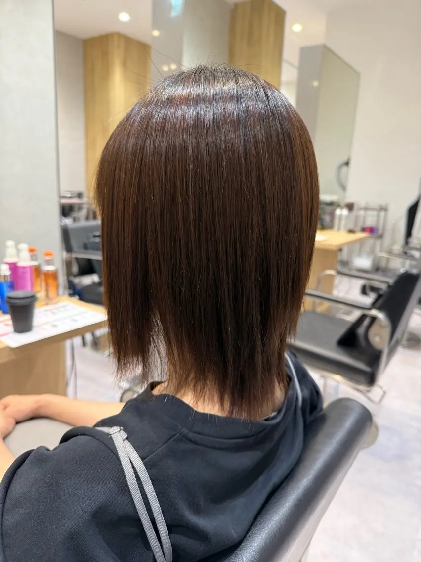 ショート 縮毛矯正 カット 縮毛矯正 トリートメント 長谷川 紗羅のヘアスタイル