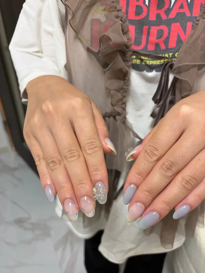 ネイル ハンドネイル Éclat 🫧SAKURAのネイルデザイン