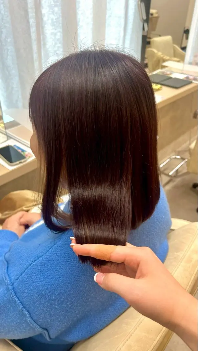 カラー 兼古 望羽のヘアスタイル