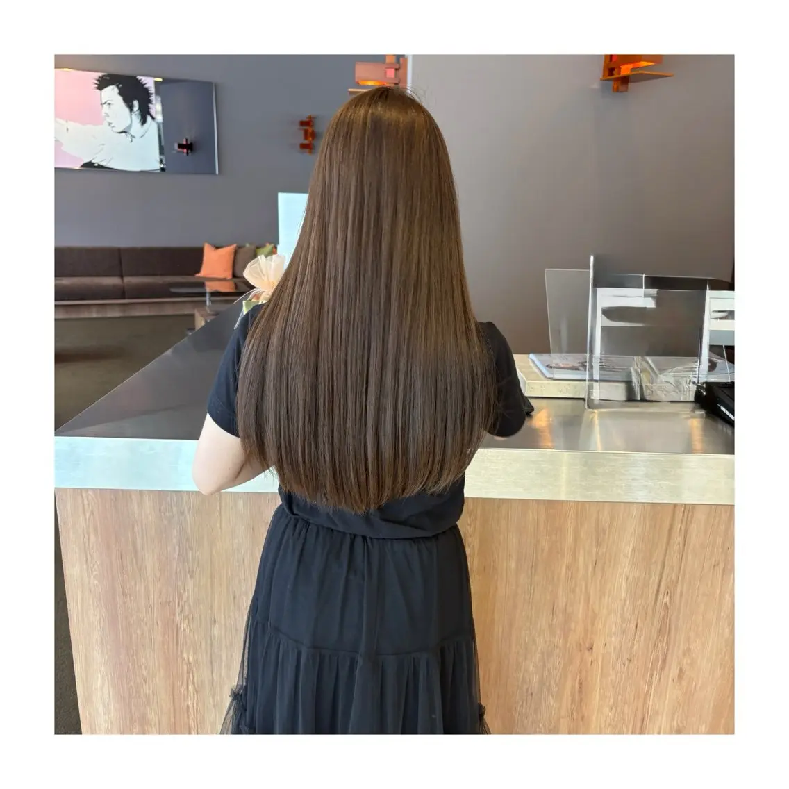 ロング カット 縮毛矯正 髪質改善🫧イチカワ アリサ🫧のヘアスタイル
