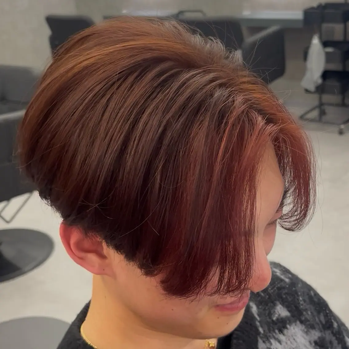 ショート カラー ヘアアレンジ メンズ ツートーンカラー カット ヘアカラー ヘアセット 【札幌メンズ特化】 🔥RIKU🔥のヘアスタイル