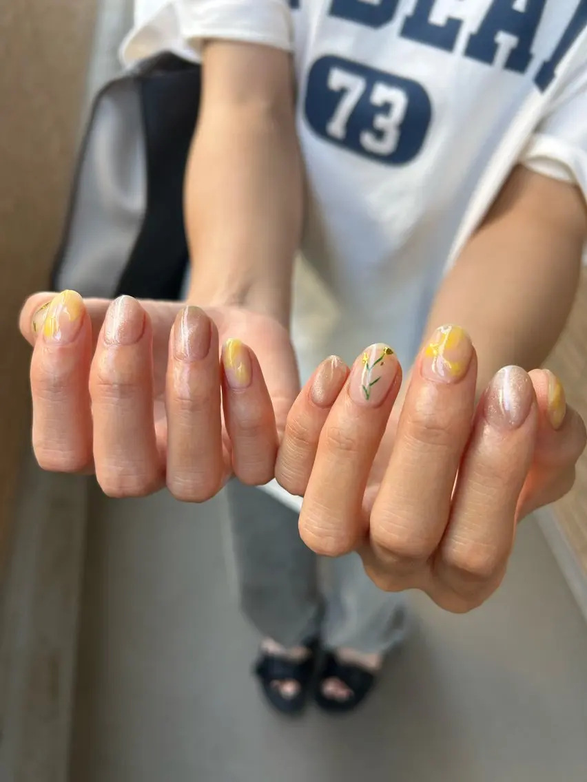 ネイル 持ち込み ハンドネイル 自宅サロン♡ Mamiのネイルデザイン