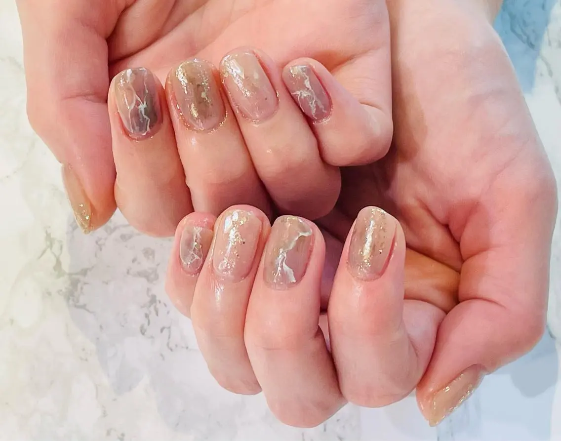 ネイル アートネイル ニュアンスネイル y. salonのマツエク・マツパデザイン