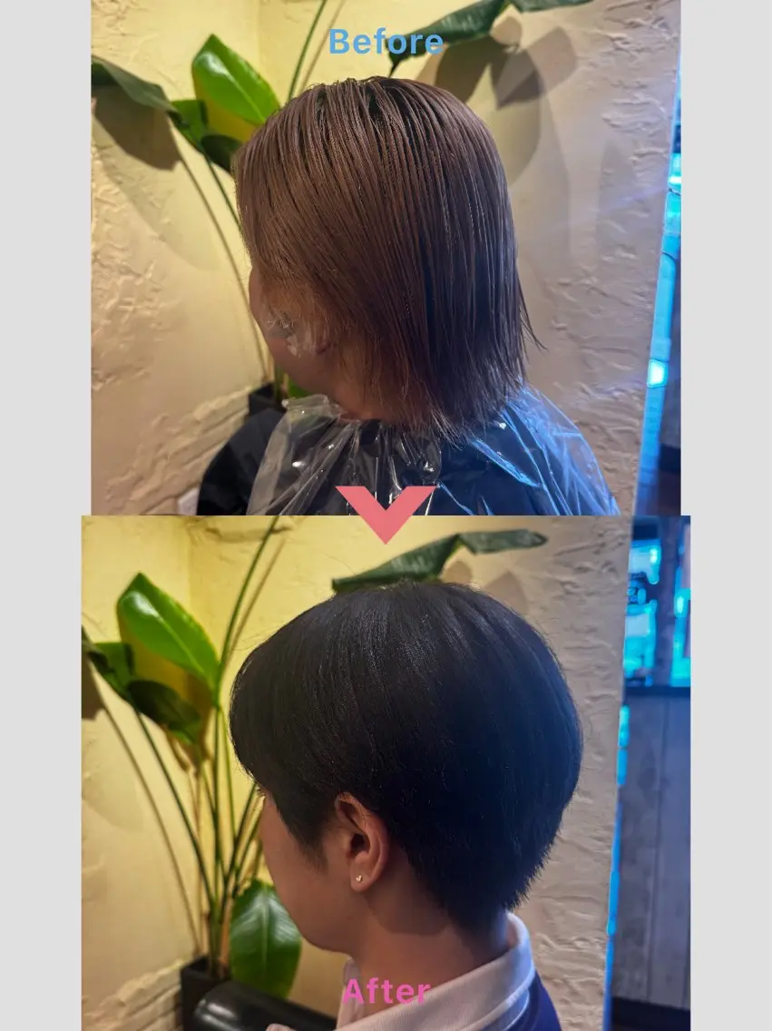 ショート カット ヘアカラー SHO ✂︎のヘアスタイル