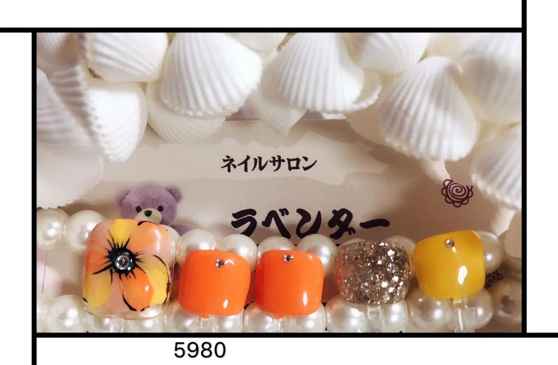 ネイル ラベンダー💖日暮里 ルル💖ネイルのネイルデザイン