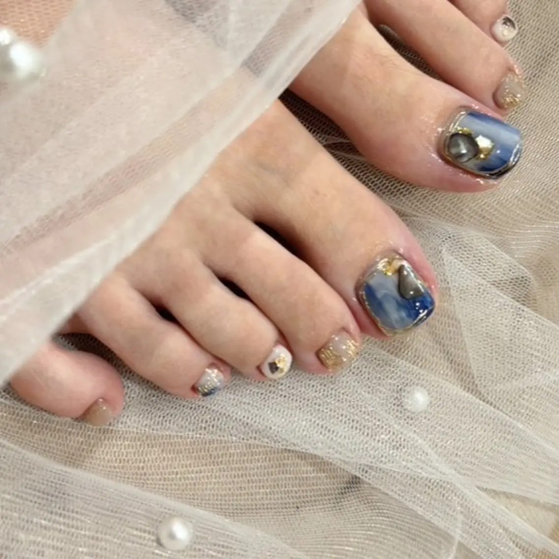 フットネイル120分持ち込みアート（オフ込み）の写真